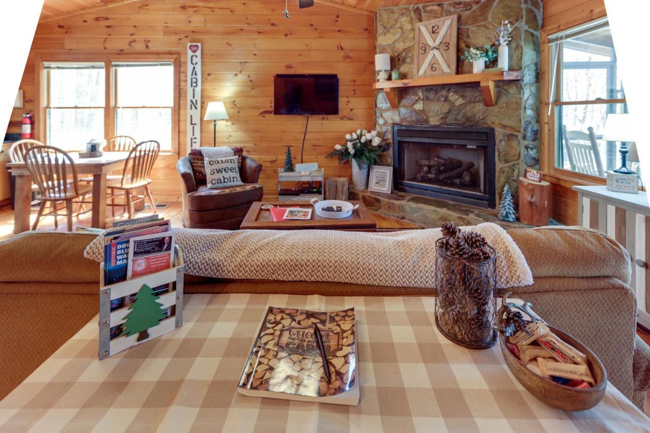 Blue Ridge Cozy Cabin In The Woods With Hot Tub! المظهر الخارجي الصورة