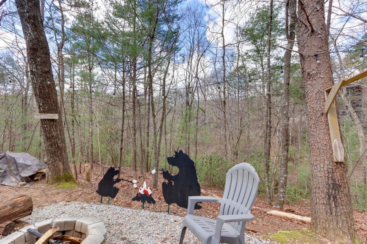 Blue Ridge Cozy Cabin In The Woods With Hot Tub! المظهر الخارجي الصورة